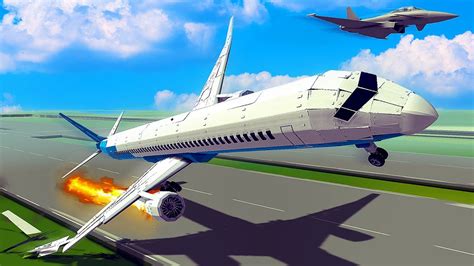 crash a plane simulator